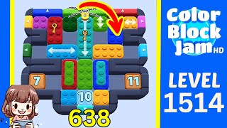 Solusi Level 1514 Color Block Jam