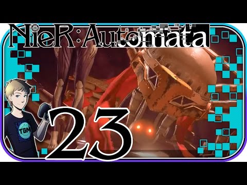 NieR Automata English Walkthrough - Part 23: He Won't Look My Way.