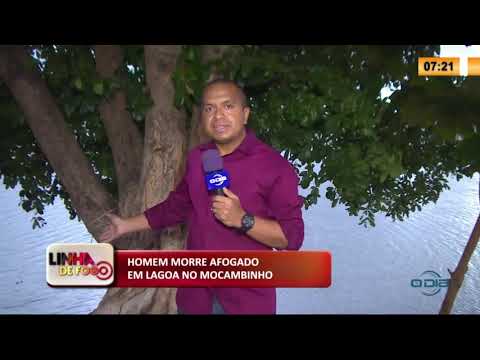 LINHA DE FOGO 24 01 2020 HOMEM MORRE AFOGADO EM LAGOA NO MOCAMBINHO