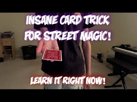 STREET MAGIC CARD TRICK! Hypnosis Advanced Card Magic Performance/Tutorial