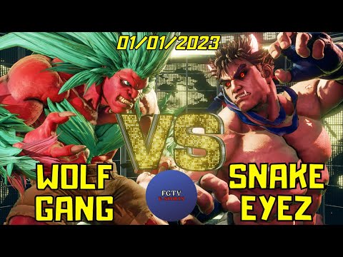SFV CE💥WOLFGANG (Blanka) VS snake Eyez (Kage)💥01-01-2023💥Ranked match