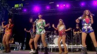 The Saturdays - Keep Her / Just Can't Get Enough (Isle Of Wight Festival - 12th June 2010)