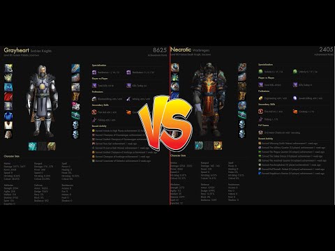 Warmane - 1vs1 PvP event - Grayheart vs Necrotic - Icecrown - #1