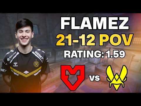 flameZ (21-12) MOUZ vs Vitality (Train) | BLAST Open Lisbon 2025 | PRO POV