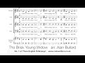 Alan Bullard (arr.): The Brisk Young Widow (scrolling score)