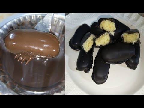 Homemade Bounty Bar Chocolate Recipe||How To Make Coconut Bounty Bar Recipe By Little Chef Zarmeen.