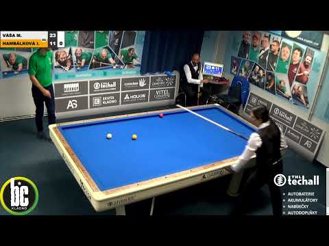 Czech Grand Prix 3-cushion Q Irena Hambálková v Marek Váša