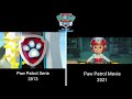 Paw Patrol Comparison Theme Song Serie Movie