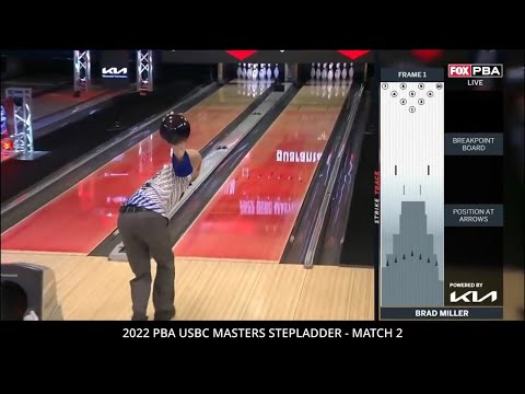 2022 USBC Masters Stepladder Match 2 Brad Miller vs AJ Johnson