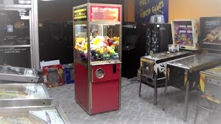 Italian Made Bonori Skill Crane Toy Plush Claw Machine