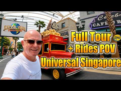 Video: Universal Studios Singapore Rides FULL TOUR: All Rides POV & Skip-the-Line Guide Sentosa Island