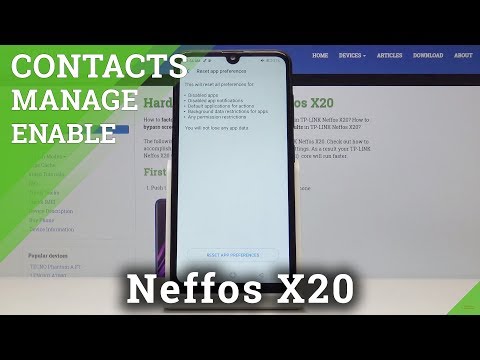 How to Add Photo to Contact in TP-LINK Neffos X20 - Personalize Contact Profile