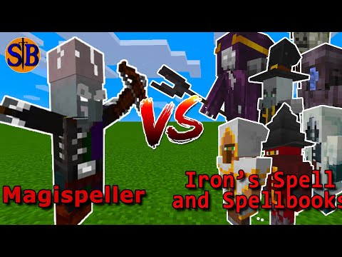 Magispeller vs Iron's Spell and Spellbooks | Minecraft Mob Battle