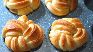 Pan de leche danes super tierno // Pan dulce