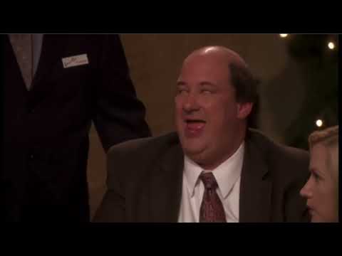 The Office - Kevin Drawing on a cloth table cloth