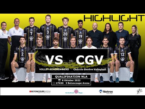 HIGHLIGHTS - Volley Schönenwerd vs. Chenois Geneve Volleyball