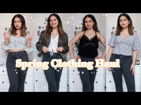spring try-on haul 2023 | new look, zara, river island, stradivarius, tala & more
