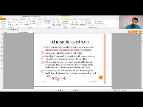 29  Anayasa Hukuku  Yargı  HSK  Yüksek Mahkemeler