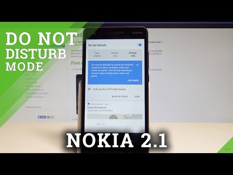 How to Enable Do Not Disturb on NOKIA 2.1 - Mute Sounds / Set Up Priority Mode |HardReset.Info