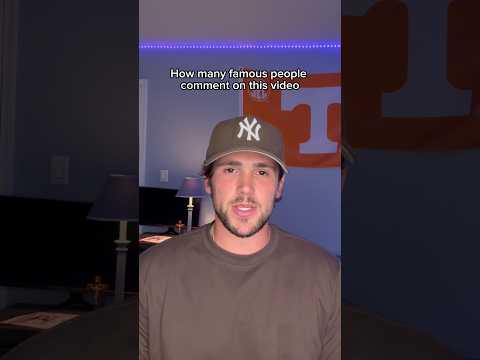 Seeing how many FAMOUS people comment on this video… 🤔👀