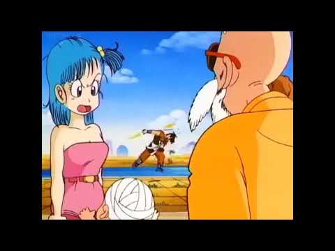 Dragon Ball - Krillin Pulls Down Bulma's Shirt - English Dub