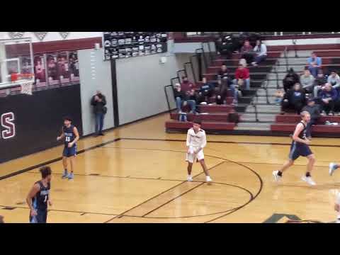 1-14-2022 - Wesley Carnes feeds Fernando Marquez for the reverse layup