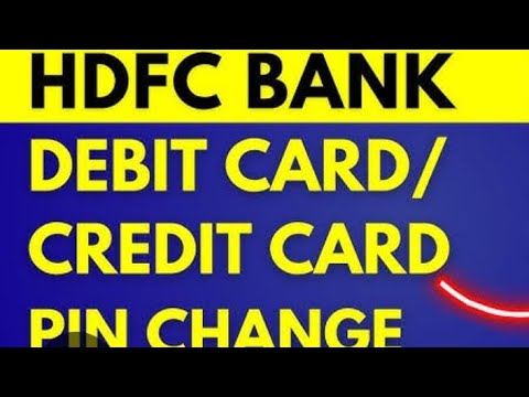 How to change the PIN of your card HDFC Credit 💳/Debit card @BANKII #automobile #business,seekho jj