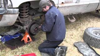 Dodge Ram Front Wheel Bearing Failure and Replacement Part 1