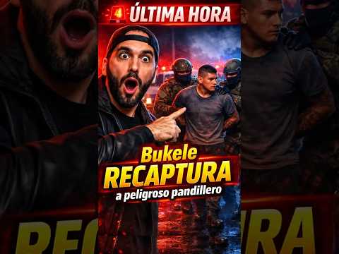 ⏰🇸🇻 ÚLTIMA HORA: Bukele RECAPTURA a peligroso pandillero liberado 2 veces 😱