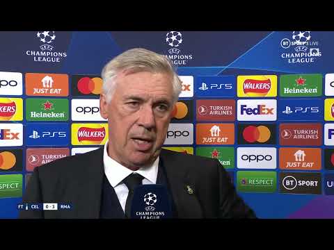 Carlo Ancelotti praises "fantastic atmosphere" following Real Madrid's 3-0 win at Celtic Park