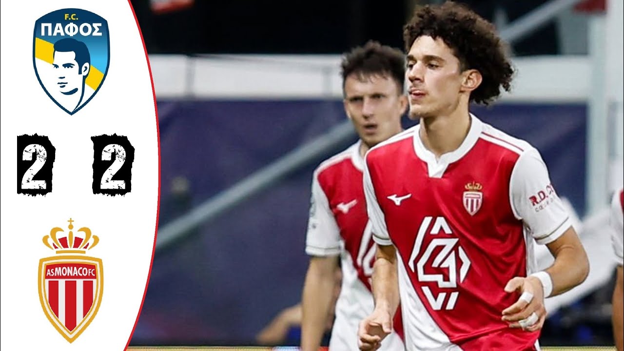 Pafos vs Monaco Goals and Highlights