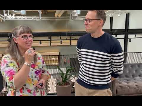 A diagonal message at the HealthTech Nordic conference