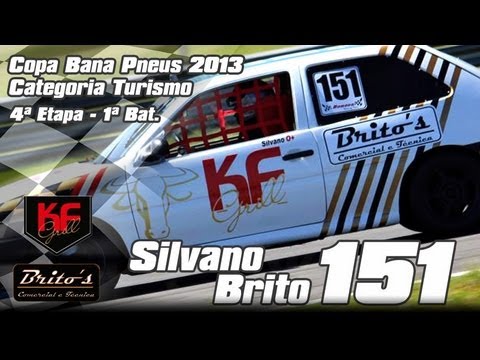 Silvano Brito 4ª Etapa Copa Bana Pneus - Cat. Turismo 2013 - 1ª Bat.