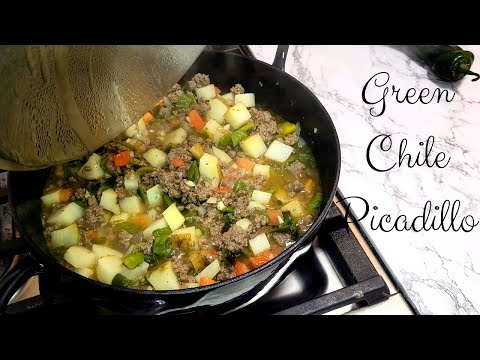 Green Chile Picadillo Recipe Video
