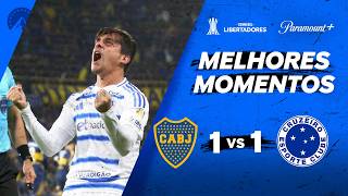 BOCA JUNIORS 1 X 1 CRUZEIRO - CONMEBOL LIBERTADORES 2026 | Paramount+ Brasil