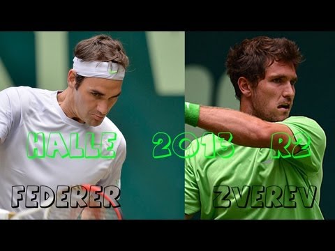 Roger Federer vs Mischa Zverev Halle 2013 QF