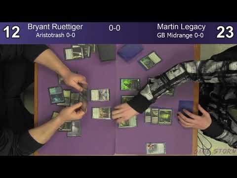 Bryant Ruettiger (Aristotrash) vs Martin Legacy (GB Midrange) - Friday Night Standard 1/11/19