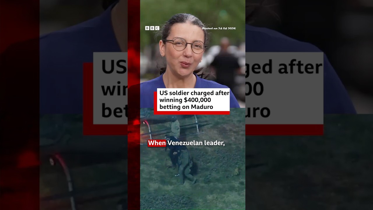 US soldier arrested after allegedly betting on the removal of Maduro. #Venezuela #US #BBCNews