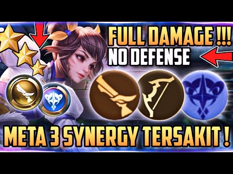 META 3 SYNERGY TERSAKIT MAGIC CHESS JADI 1 COMBO ! COMBO MAGIC CHESS UPDATE TERBARU