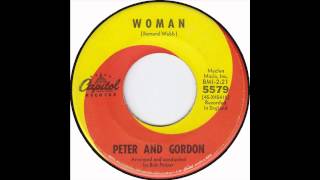 Peter and Gordon   Woman (very rare early version )