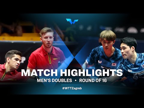 Martin Allegro/Florent Lambiet vs Cho Daeseong/Jang Woojin | MD | WTT Contender Zagreb 2022 | (R16)
