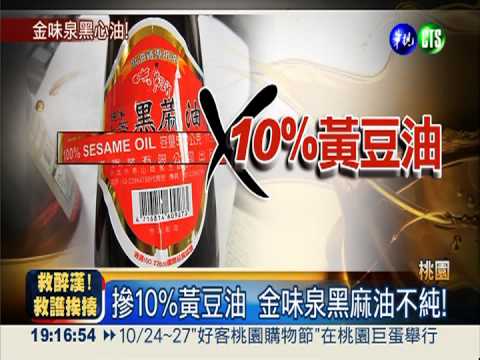 2油品標示不實 金味泉遭罰40萬