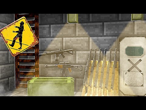 😱Biz BUNKER topib oldik! | Minecraft Zombi Apokalipsis