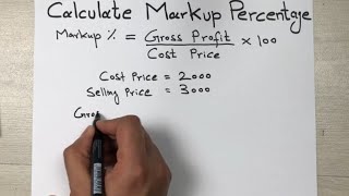 Best Way to Find Markup Percentage in 3 Minutes
