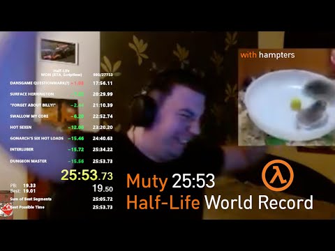 Half-Life Speedrun in 25:53.734[Former World Record]