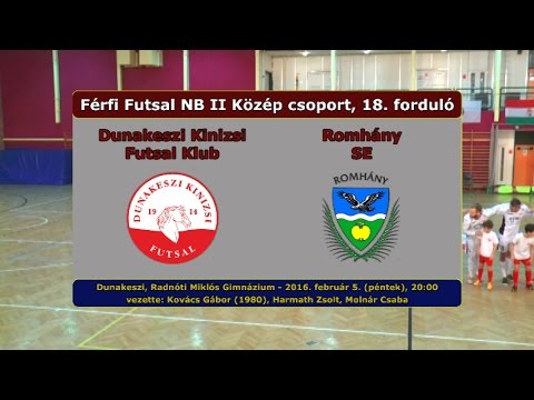 NB II: Dunakeszi Kinizsi - Romhány 11-3 (2016.02.05, összefoglaló)