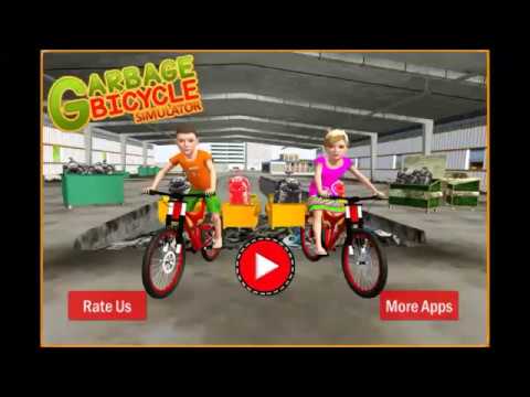 Garbage Bicycle Kids Rider 3D Video