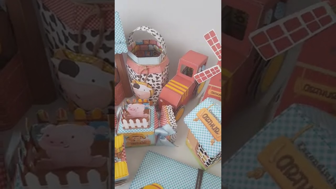 Papelaria Personalizada no tema Fazendinha