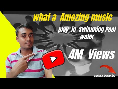Create Amezing 🔥🔥Music 🔊🎼in Swimming pool water...🌊🌊#viral #tiktok #fun #water#swimmingpool #remix