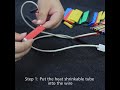 How to use heat Shrink Tube Sleeves wire connector